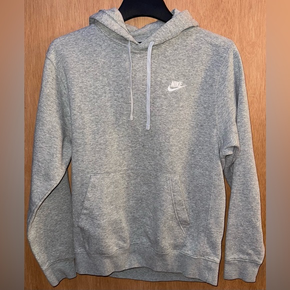 Worn once. Nike gray pullover size S. - Picture 1 of 5